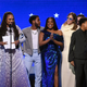 Ava DuVernay (2nd L) and fellow cast and crew of ‘When They See Us’ accept the Best Limited Series award for ‘When They See Us’ onstage during the 25th Annual Critics’ Choice Awards on Jan. 12, 2020, in Santa Monica, Calif.